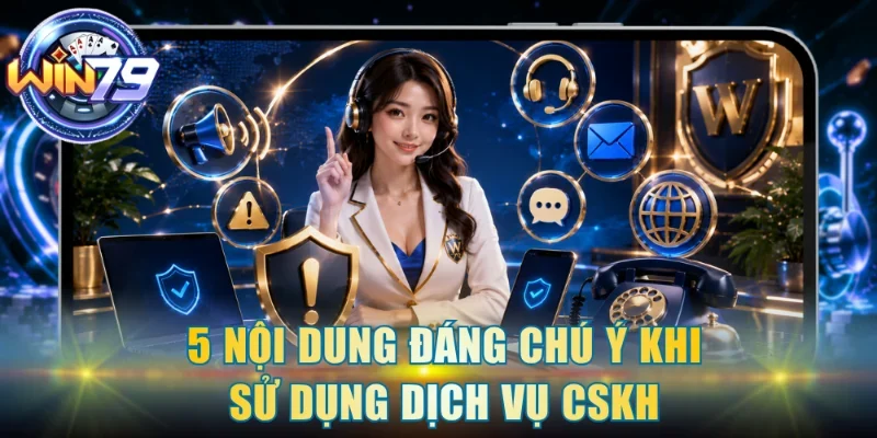 5 nội dung đáng chú ý khi sử dụng dịch vụ CSKH