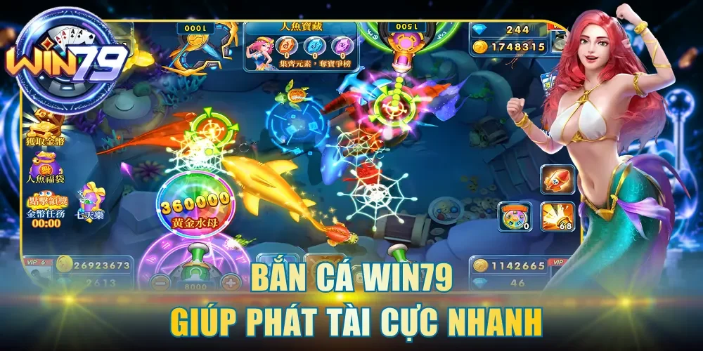 Bắn cá Win79 giúp phát tài cực nhanh