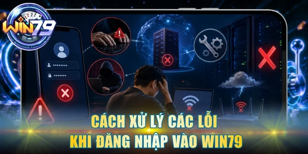 Cách xử lý các lỗi khi đăng nhập vào Win79