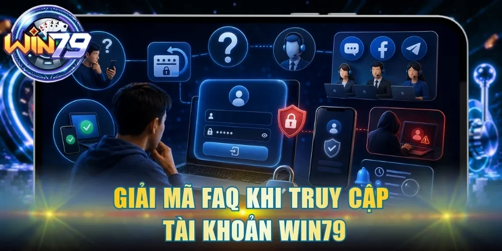 Giải mã FAQ khi truy cập tài khoản Win79