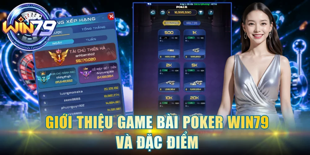 Giới thiệu game bài Poker Win79 và đặc điểm