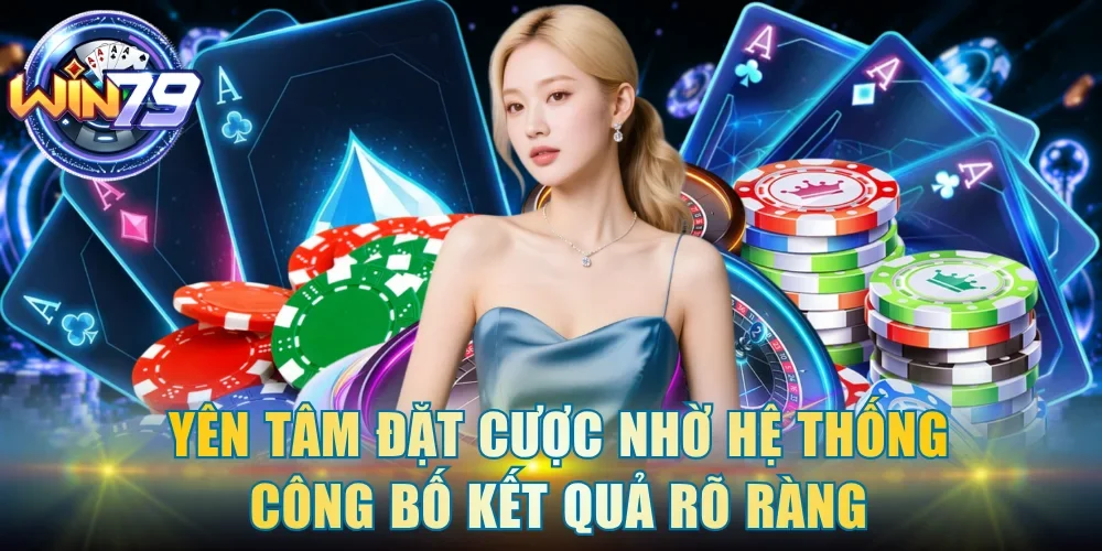Yên tâm đặt cược nhờ hệ thống công bố kết quả rõ ràng