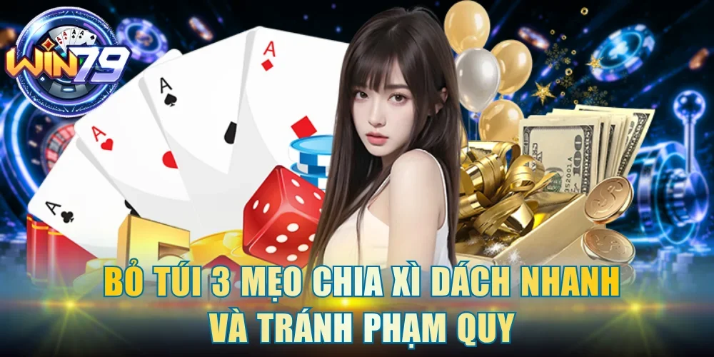 Bỏ túi 3 mẹo chia Xì dách nhanh và tránh phạm quy