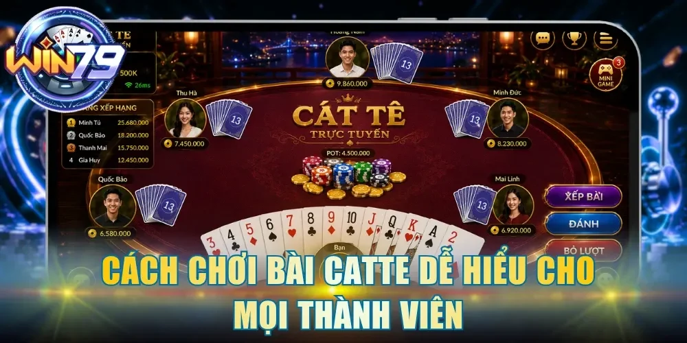Cách chơi Bài Catte dễ hiểu cho mọi thành viên
