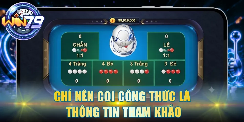 Chỉ nên coi công thức là thông tin tham khảo