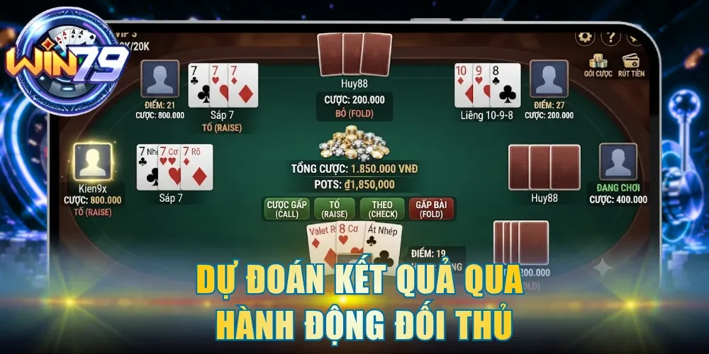 Dự đoán kết quả qua hành động đối thủ
