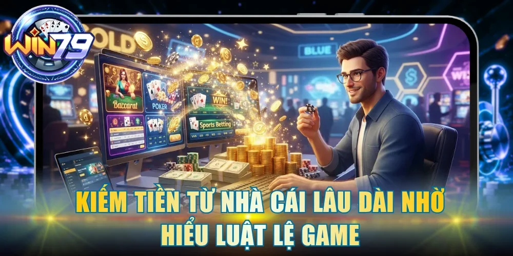 Kiếm tiền từ nhà cái lâu dài nhờ hiểu luật lệ game