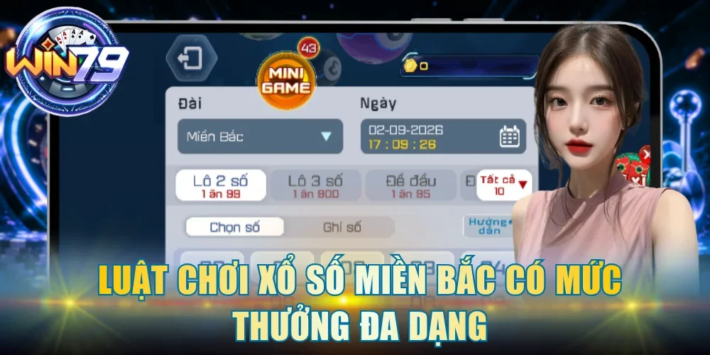 Luật chơi xổ số miền Bắc có mức thưởng đa dạng