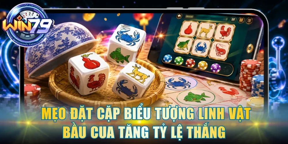Mẹo đặt cặp biểu tượng linh vật Bầu Cua tăng tỷ lệ thắng