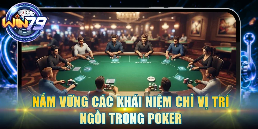 Nắm vững các khái niệm chỉ vị trí ngồi trong Poker