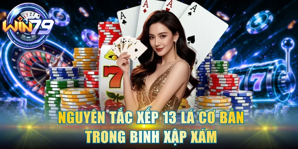 Nguyên tắc xếp 13 lá cơ bản trong Binh Xập Xám