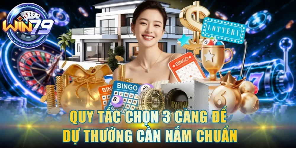 Quy tắc chọn 3 càng để dự thưởng cần nắm chuẩn