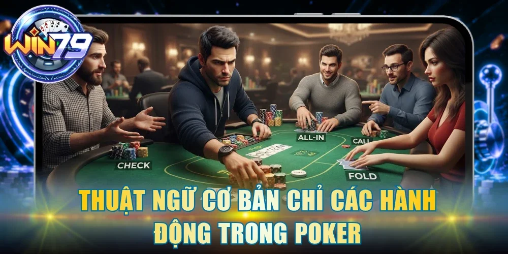 Thuật ngữ cơ bản chỉ các hành động trong Poker